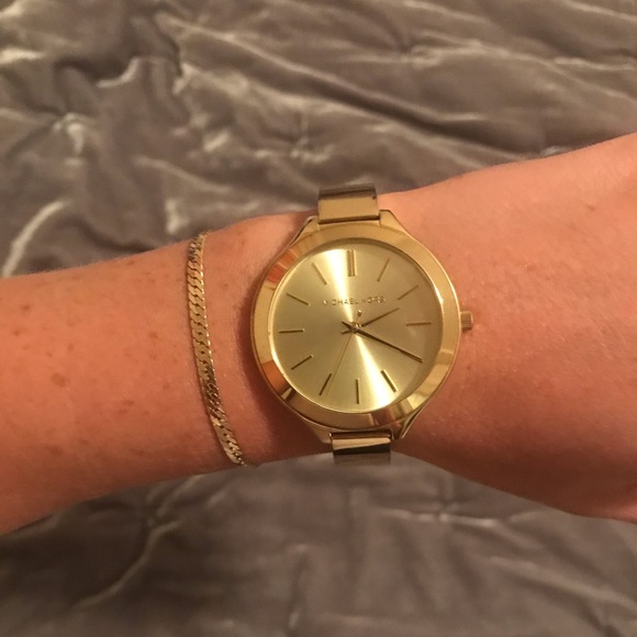 Michael Kors Slim Runway Gold Sale, 59 